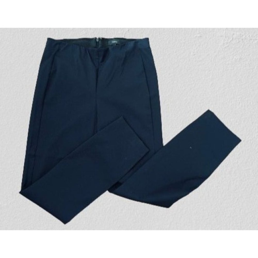 THEORY Stretch Tapered Pants in Navy Blue Size 10